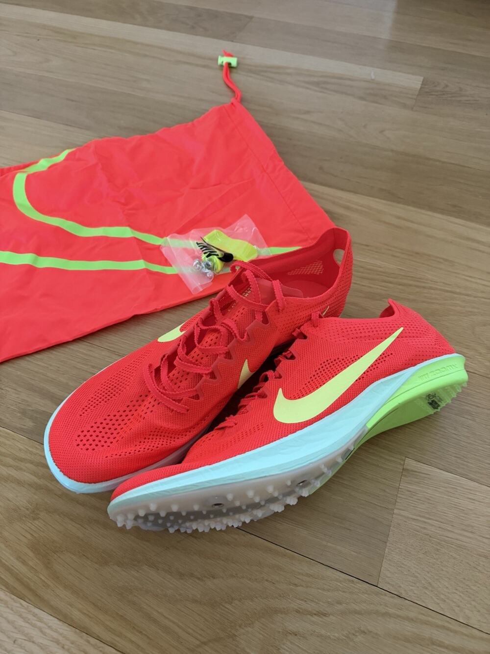 Nike ZoomX Dragonfly 2 Track & Field Spikes Mens 12.5 FD8413-600 Crimson